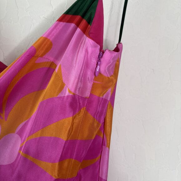 Borgo De Nor Crepe Fringe Midi Dress - Picture 5 of 13